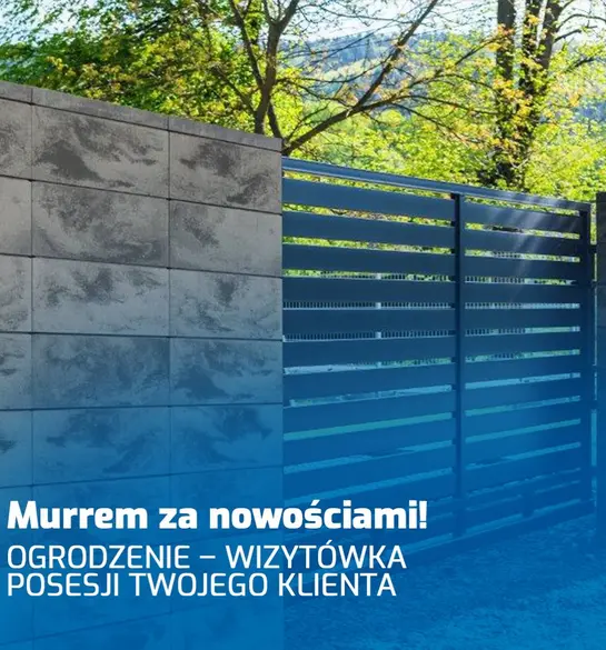 System ogrodzeń Murro Polbruk Realizacja