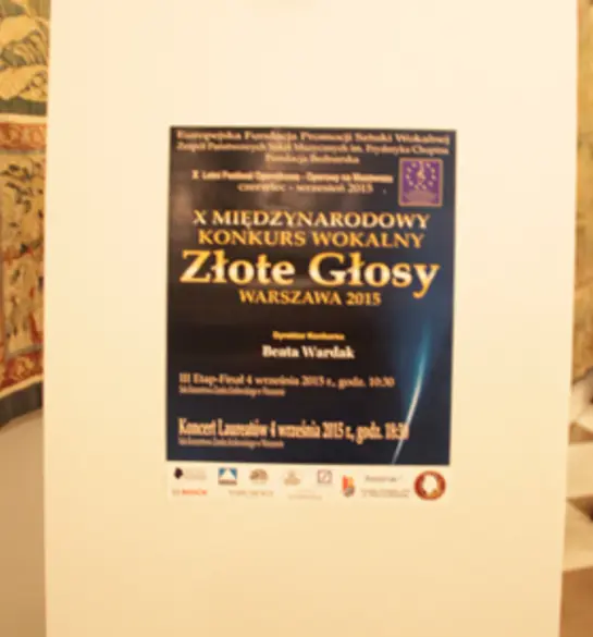 Koncert Złote Głosy w Zamku Królewskim