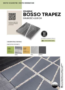 Karta produktu Płyta Tarasowa Bosso Trapez Polbruk  