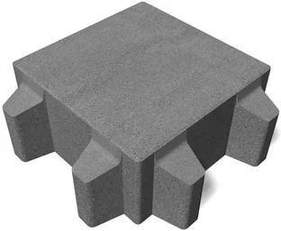 Packshot produktu Kostka Ażurowa Ekol Polbruk Szara