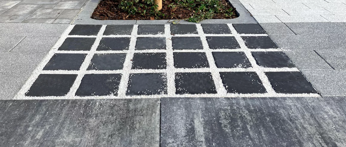 Realizacja produktu Kostka Ażurowa Ekol Polbruk Grafitowa  