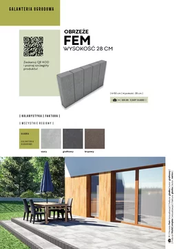 Realizacja produktu Obrzeże Fem Polbruk  