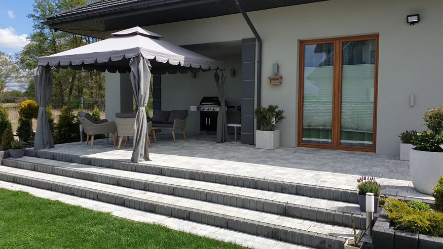 Realizacja produktu Kostka Brukowa Ideo Polbruk Bianka