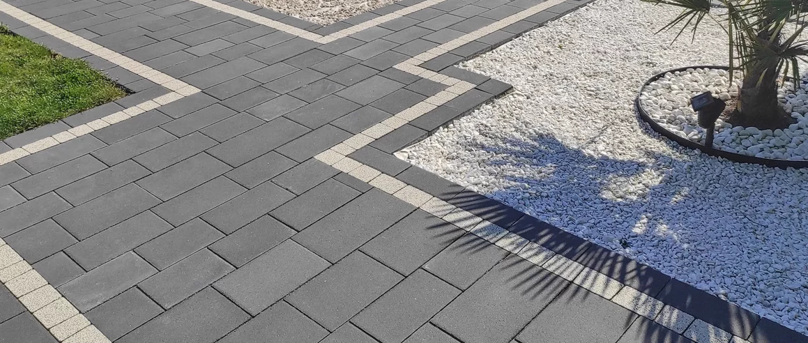 Realizacja produktu Kostka Brukowa Ideo Polbruk Bianka Grafitowa  