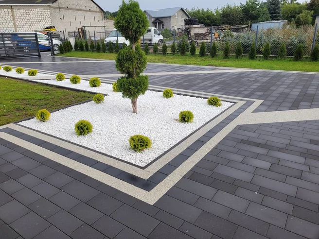 Realizacja produktu Kostka Brukowa Ideo Polbruk Grafitowa