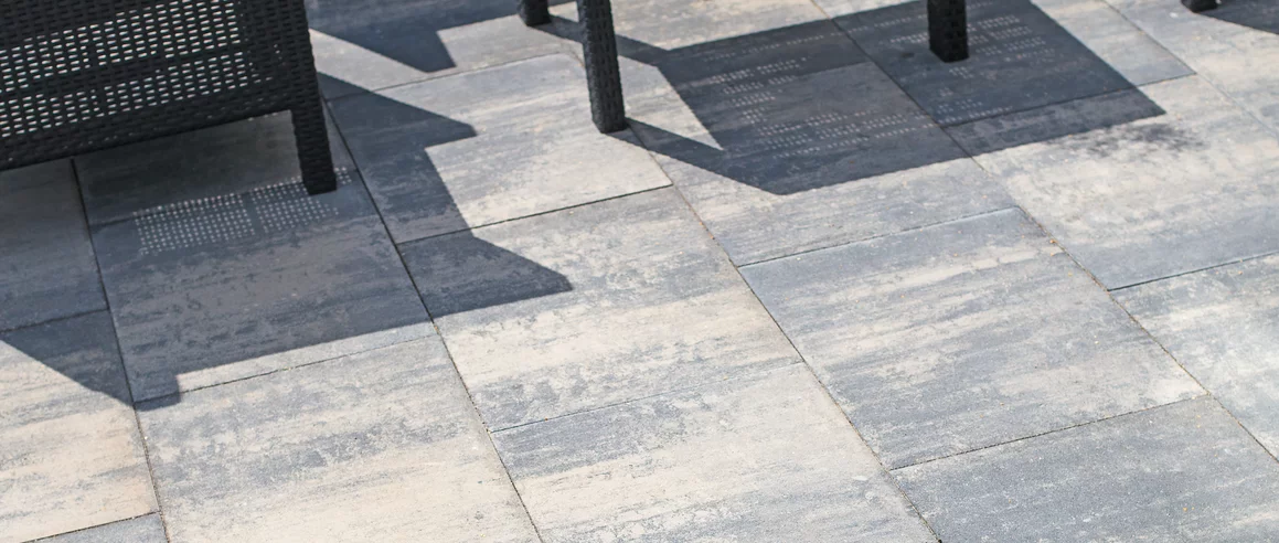 Realizacja produktu Płyta Tarasowa Lamell Polbruk Nerino Szaro-Grafitowa  