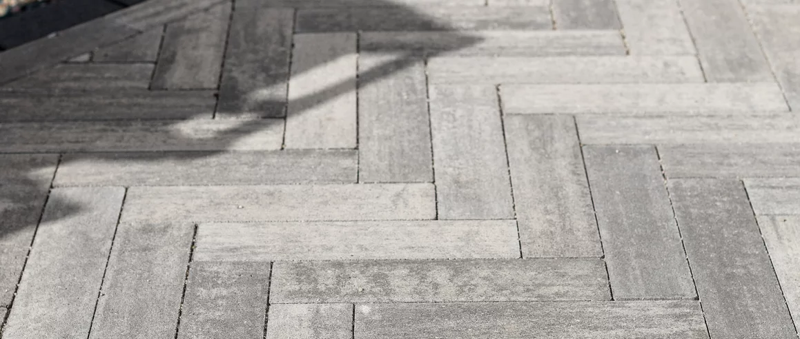 Realizacja produktu Kostka Brukowa Metrik Polbruk Nerino Szaro-Grafitowa  