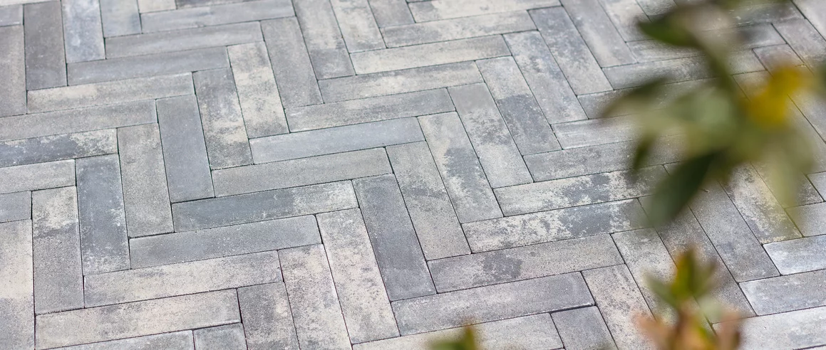Realizacja produktu Kostka Brukowa Metrik Polbruk Nerino Szaro-Grafitowa  