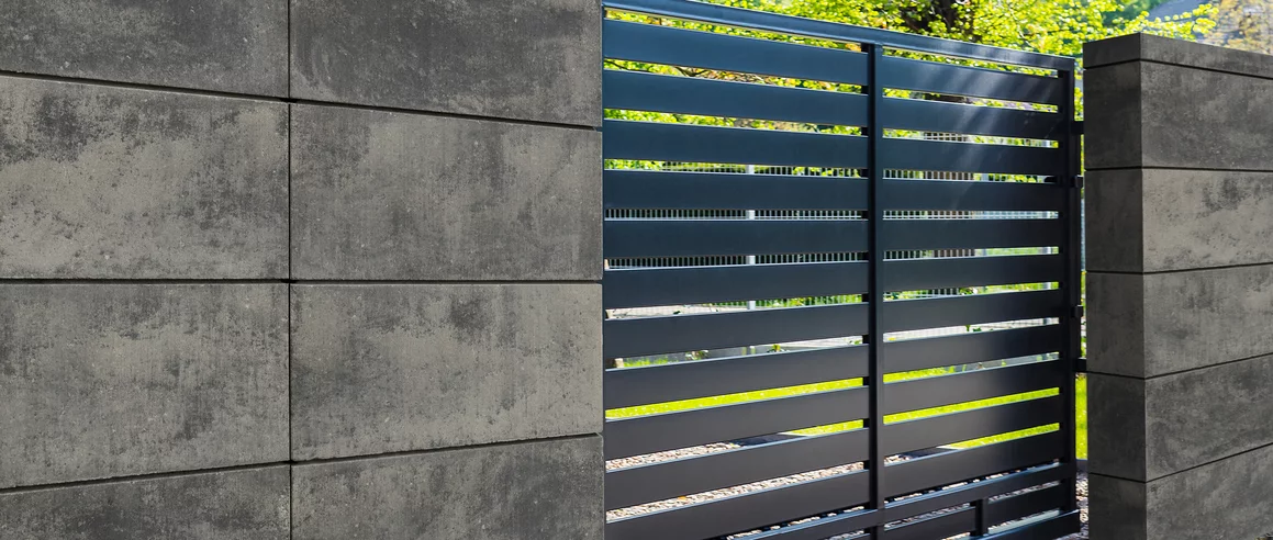 Realizacja produktu System Ogrodzeń Murro Polbruk Nerino Szaro-Grafitowy  