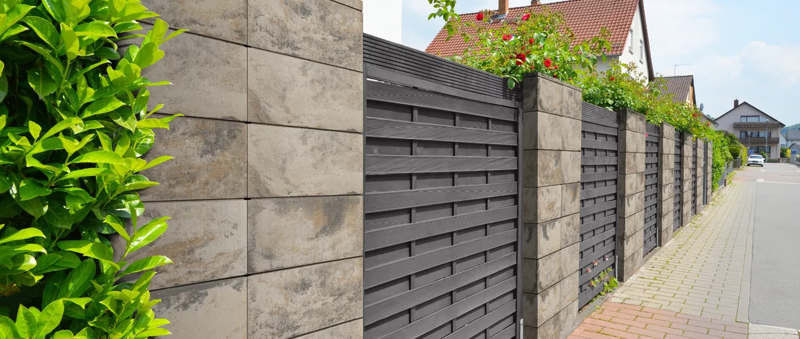 Realizacja produktu System Ogrodzeń Murro Polbruk Onyx Szary  
