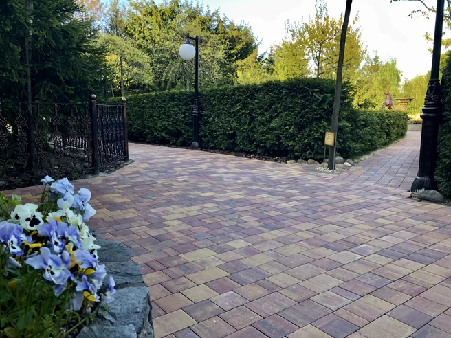 Realizacja produktu Kostka Brukowa Napoli Polbruk Barwy Jesieni