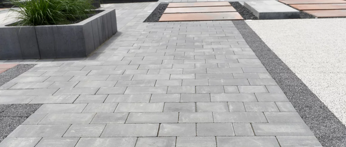 Realizacja produktu Kostka Brukowa Napoli Polbruk Nerino Szara  