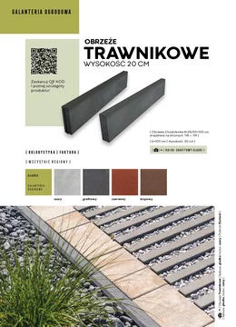 Karta produktu Obrzeże Trawnikowe Polbruk