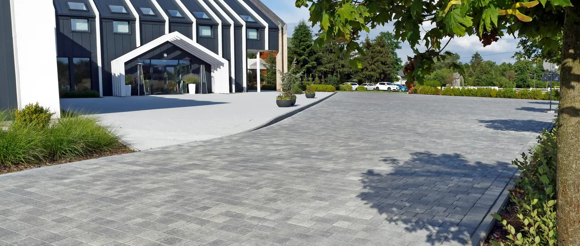Realizacja produktu Kostka Brukowa Trento Polbruk Nerino Szara  